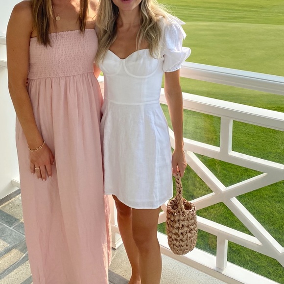 Reformation White Linen Dress - worn once - Picture 2 of 4